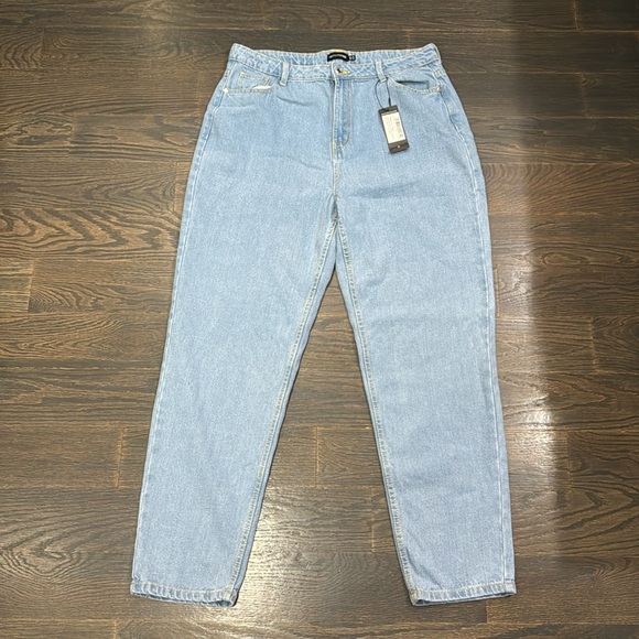 PLT Light Blue Basic Mom Jeans - Picture 6 of 7